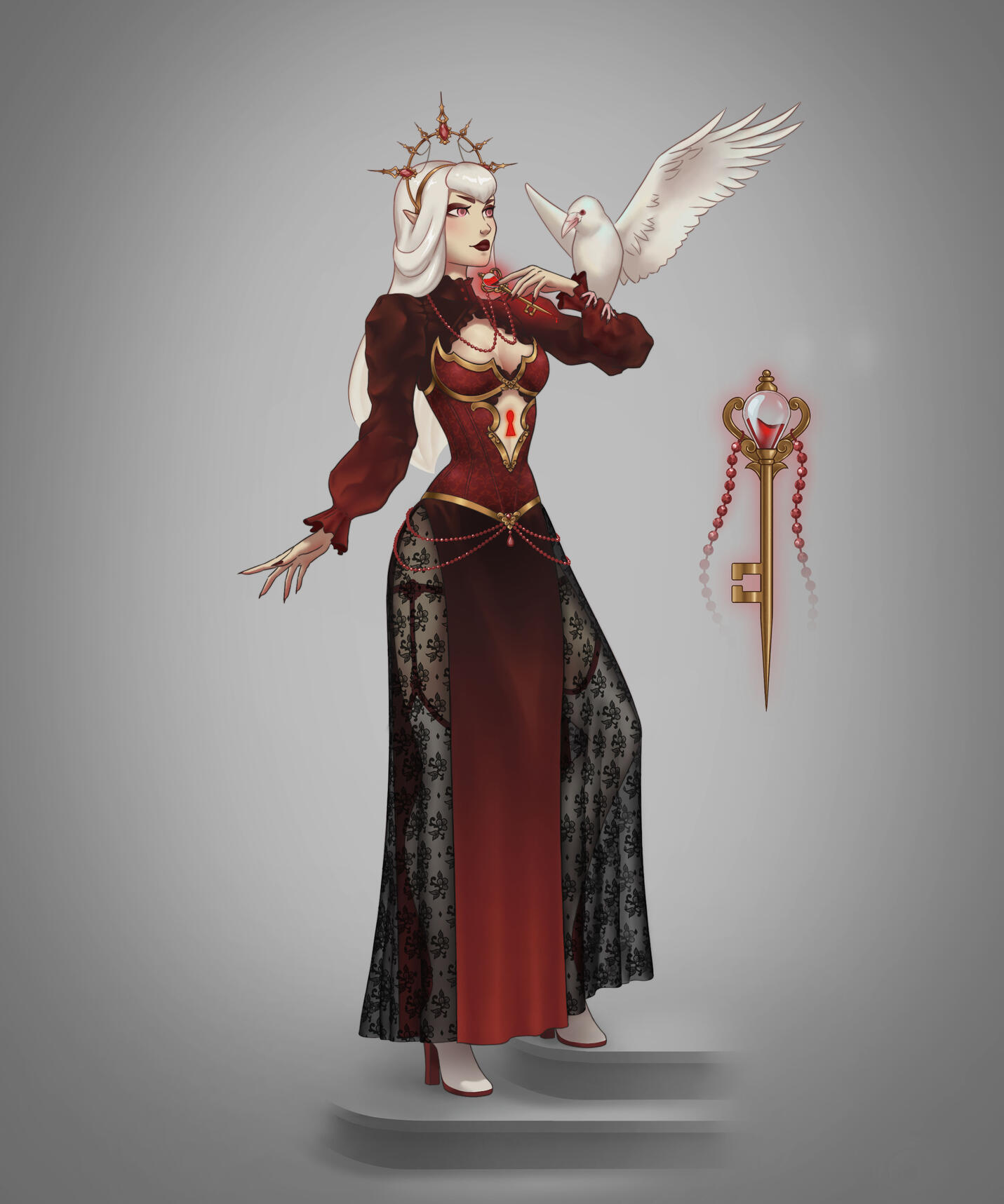 Vampire Sorceress concept art