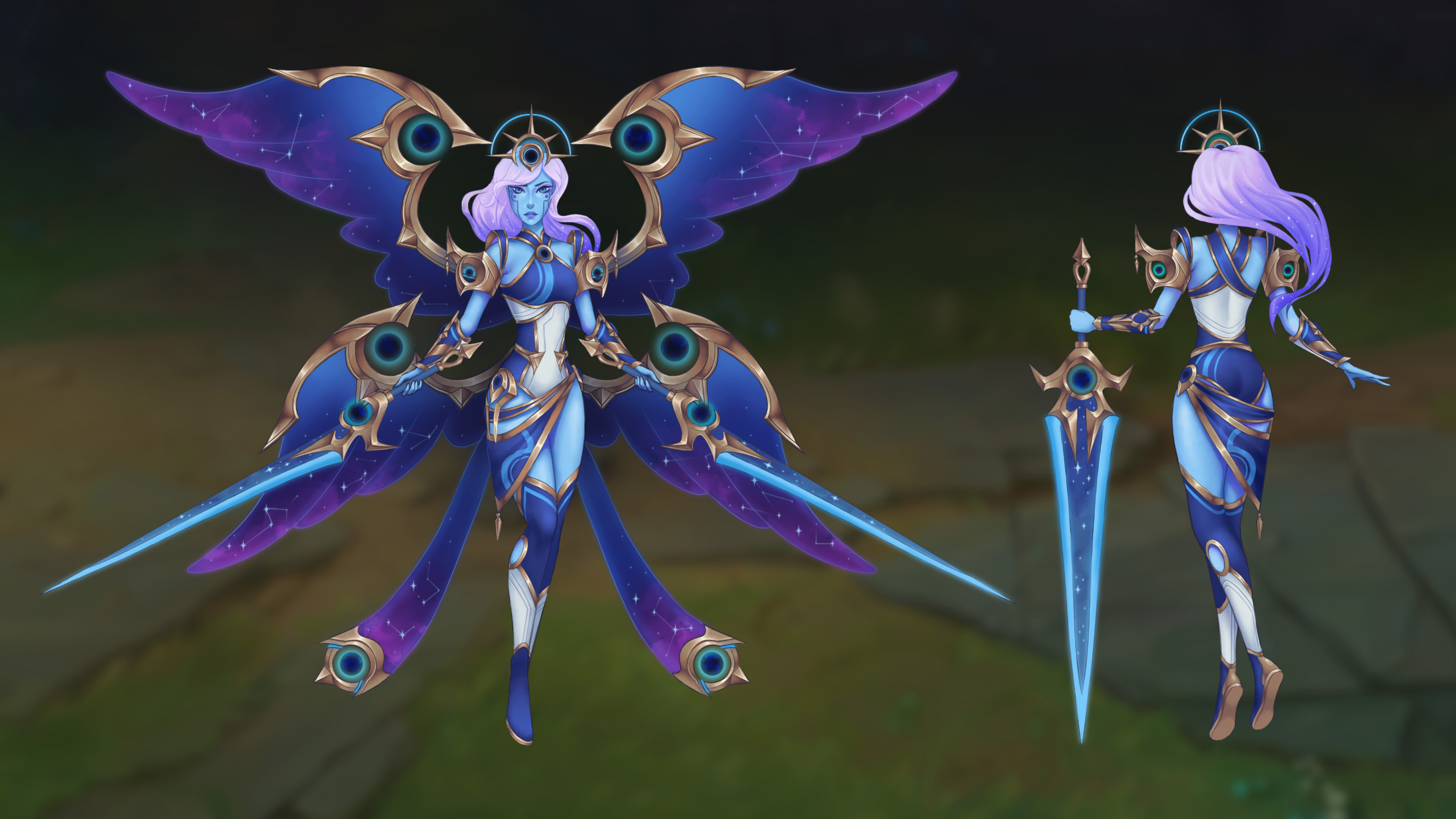 Cosmic Kayle Concept - League of Legends Fan Art